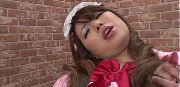  Reika Ichinose tries toys up her cramped pussy and mouth